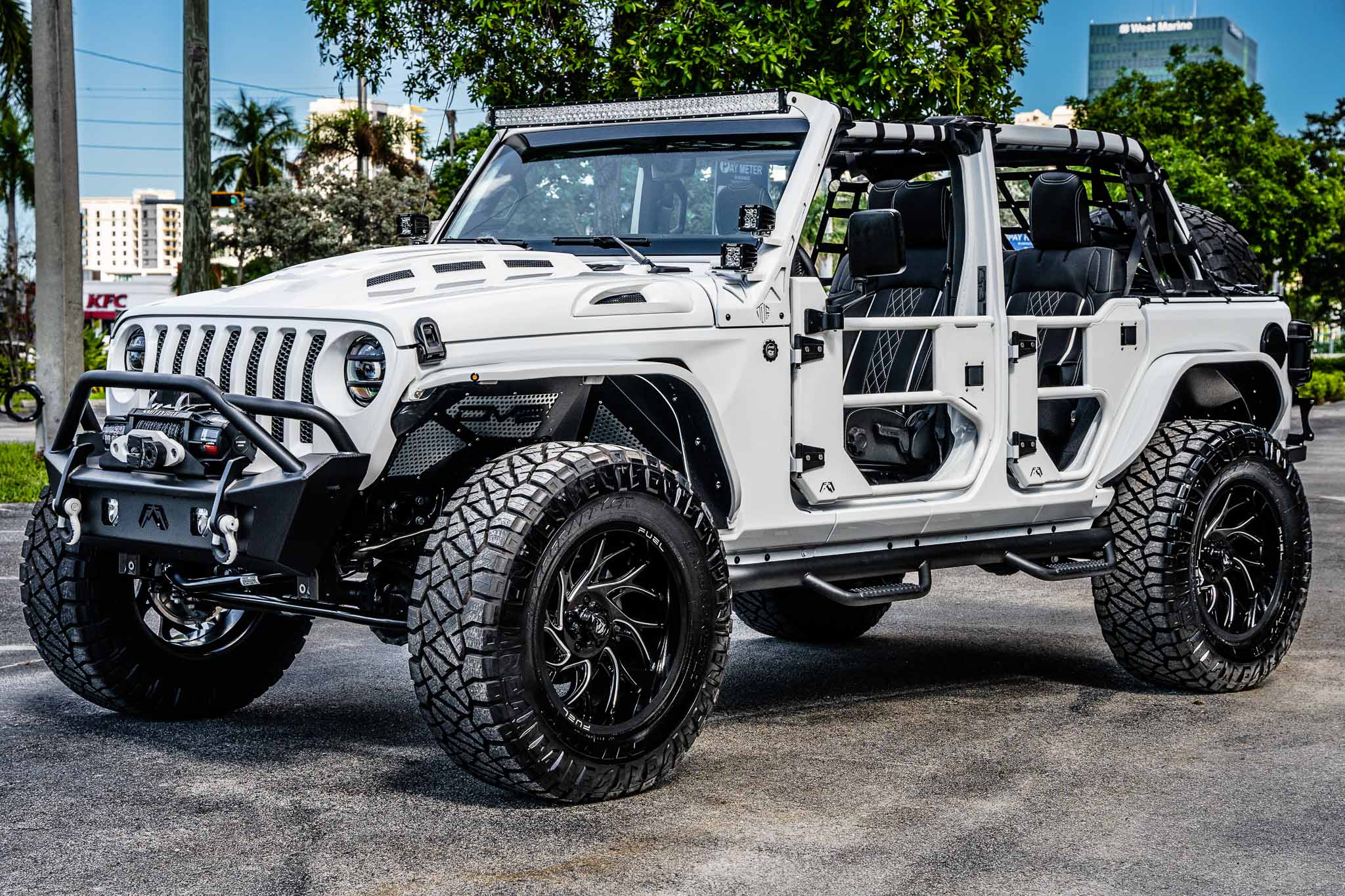 Custom Jeep install at Audio MotorSports